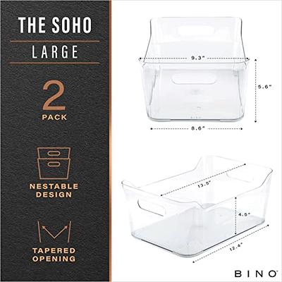 6 Pack Clear Space Plastic Storage Bins For Kitchen Organization, Freeze  Organizers With Handles Cabinet For Fridge, Pantry, Bedrooms,Bathrooms -  Yahoo Shopping