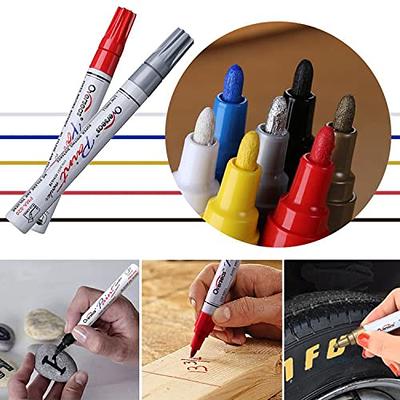 SUPKIZ Paint Marker Pens, 24 Colors Fine Point Oil-Based