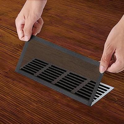 4pcs Floor Vent Mesh Covers, 4x10inch PVC Rectangle Air Vent