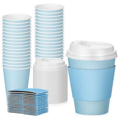 Winter style 48pcs disposable christmas paper coffee cups