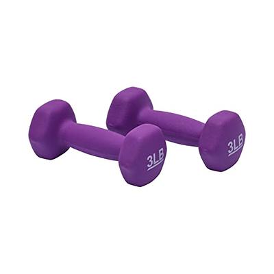 Basics Neoprene Coated Hexagon Workout Dumbbell Color Coded