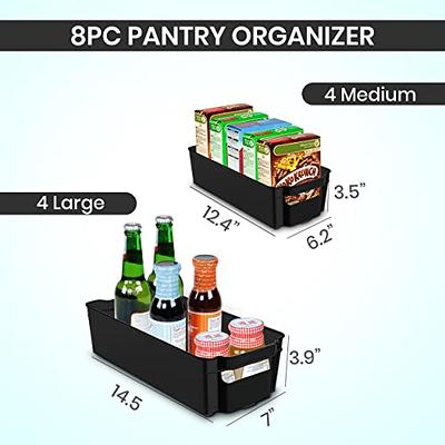 Stackable Kitchen Organizer Pantry Counter Tops Organizer - Set of 4 Utopia  Home