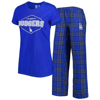 Los Angeles Dodgers WEAR by Erin Andrews Women's Plus Size Knitted Lounge  Set - Gray