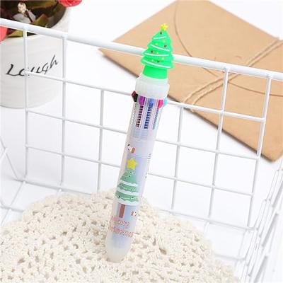 10 Color Christmas Ballpoint Pen Novelty Christmas Pens Cartoon Gel Ink Pens  for School Office Supplies - Yahoo Shopping