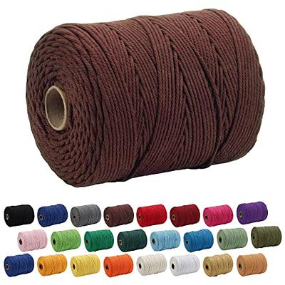 Macrame Cord 4mm 100m 100% Natural Cotton Soft Rope Handmade Plant