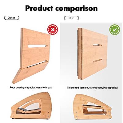 Wood under Desk Footrest Ergonomic Improves Posture Foot Stool