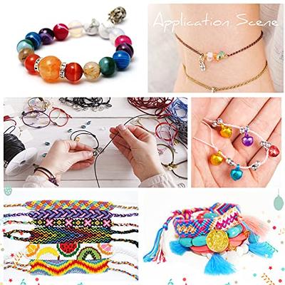 0.8mm Nylon Thread Cord Beading Thread for Jewelry Making DIY Bracelets  Braided Materials String Rope Macrame Cord 100m/Roll