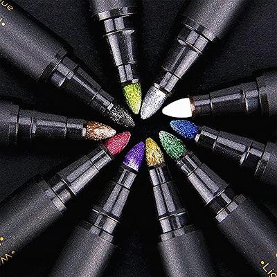 26 Colors Medium Tip Metallic Paint Pens, Colored Markers for Black paper,  Easter Egg, Art Rock Painting, Card Making, Scrapbook Crafts, DIY Photo