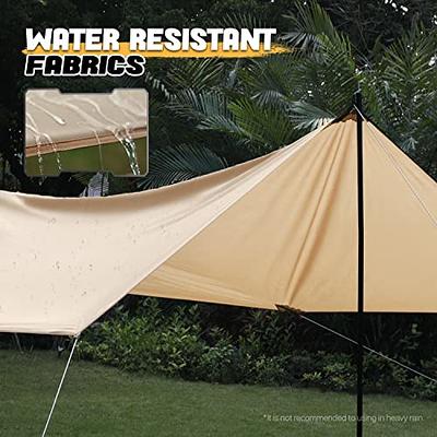 MoNiBloom Camping Tent Tarps Waterproof Portable 13 FT Ripstop