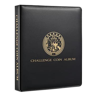 MUDOR Challenge Coin Collection Holder Album for Collectors, Military  Challenge Coin Collection Book, Challenge Coin Display Holds 114 Coins,  Medallions, Badges, Tokens, Casino Chips - Yahoo Shopping