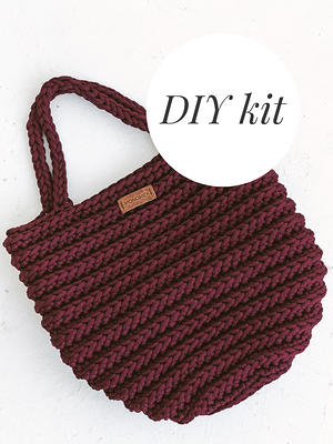 Crochet Bag Kit, Crochet Kit Beginner With Yarn, Crochet Kit for Adults,  Crochet Kit Tote Bag, Crochet Pattern VIDEO 