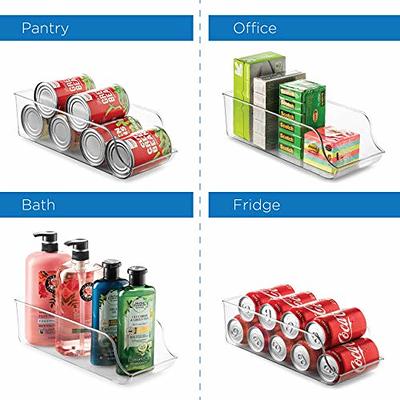 Refrigerator Organizer Bins Soda Cans Dispenser Beverage Bottle Holder  Fridge