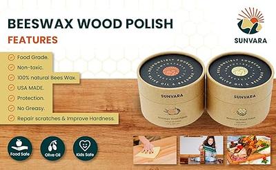 PIPIHUA Beeswax Furniture Polish, Wood Seasoning Beeswax for