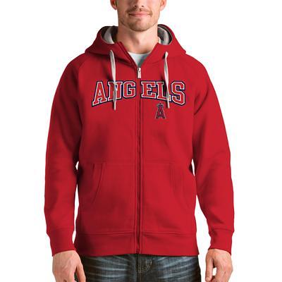 Women's Antigua White Los Angeles Dodgers Victory Full-Zip Hoodie