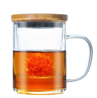 Inspire Borosilicate Glass Tea Pot with Infuser - 400ml