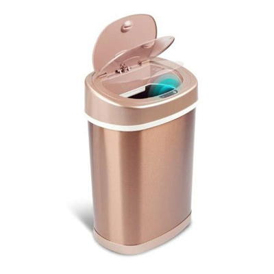 NINESTARS Automatic Infrared Trash Can - Stainless Steel