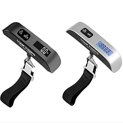 travel inspira Luggage Scale, Portable Digital Handging Baggage Scale for  Travel, Suitcase Weight Scale with Rubber Paint, Temperature Sensor, 110  Pounds, Battery Included - Yahoo Shopping