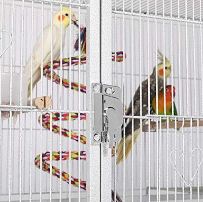 Yaheetech 69'' Extra Large Bird Cage Metal Parrot Cage w/Detachable Stand  for Mid-Sized Parrots Cockatiels Conures Parakeets Lovebirds Budgie Finch,  White - Yahoo Shopping