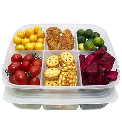 TeTeBak Bento Box - 6-Compartment Reusable Bento Lunch Box for