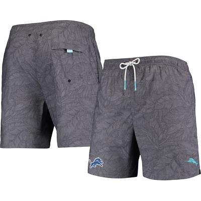 Green Bay Packers Tommy Bahama Naples Layered Leaves Swim Trunks - Black