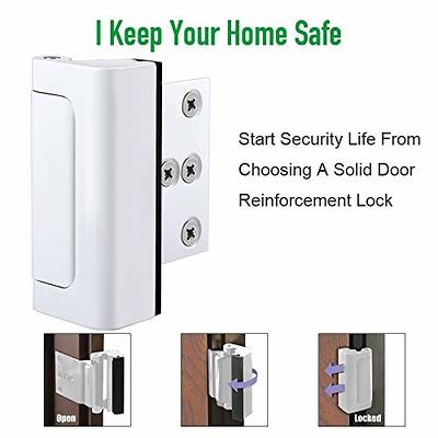 Home Security Door Reinforcement Lock - Child Proof Door Locks for