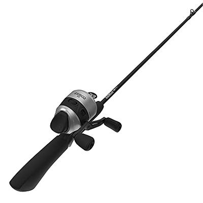 Zebco 33 Pistol Spincast Reel and Fishing Rod Combo, 5-Foot 6-Inch 2-Piece  Fiberglass Rod with EVA Handle, Quickset Anti-Reverse Fishing Reel with  Bite Alert, Silver - Yahoo Shopping
