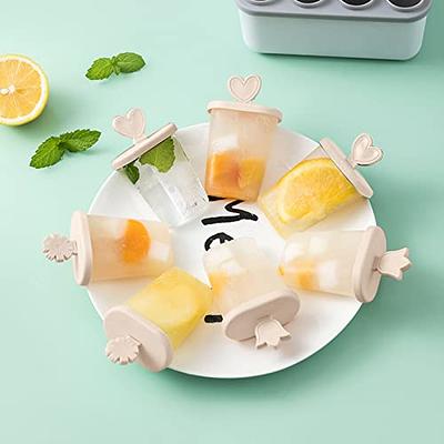 Ice Molds Ice Cream Mold Silicone Children's Cartoon Cute Homemade Popsicle  Molds Popsicle Molds Household Set Ice Lolly Mold DIY Homemade Ice Cream