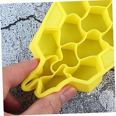 Cube Tray with Lid Cute Ice Tray Easy Release Ice Maker Tea Liquor Sweet Ice  Cream Durable with Holes Blue Cone 