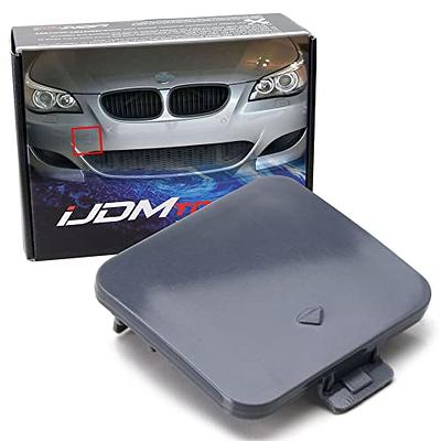 iJDMTOY Front Bumper Tow Hook Cap Cover Replacement Compatible With  2004-2007 BMW Pre-LCI E60 E61 5 Series 525i 528i 530i 535i 545i, 2003-2010  BMW E83 X3 - Yahoo Shopping
