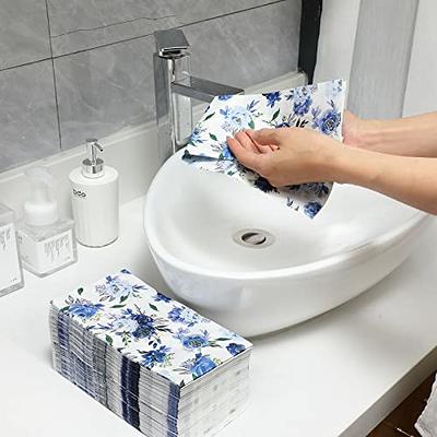 200PACK Disposable Hand Towels for Bathroom, Soft and Absorbent