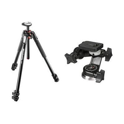 Manfrotto MT190X3 Aluminum Tripod with XPRO Geared 3-Way Pan/Tilt Head Kit  MT190X3 - Yahoo Shopping