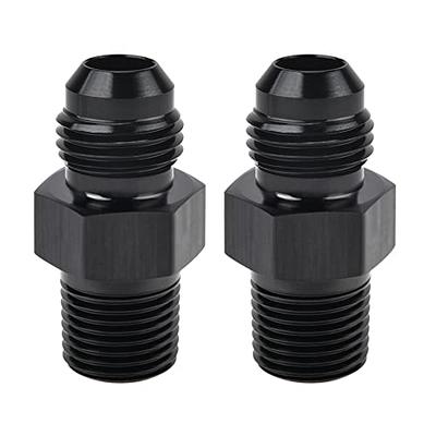 EVIL ENERGY 8AN Male Flare to 1/2 NPT Female Fitting Adapter Aluminum 2PCS  - Yahoo Shopping