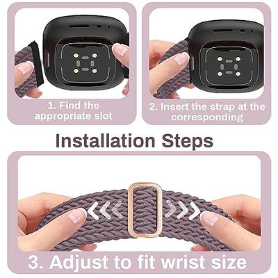 Woven Nylon Band For Fitbit Versa 3