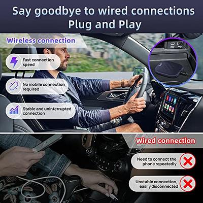  CarlinKit CarPlay Ai Box Max 2023,Android 13.0 Ai Box,Wireless  Carplay&Android Auto,8 core,8+128G,4G Cellular,Built-in Google  Play,Netflix,,GPS,Easy Setup for Wired CarPlay&Touch Screen Car :  Electronics