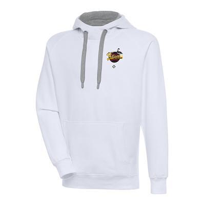 New Orleans Saints Antigua Women's Victory Chenille Pullover Sweatshirt -  White