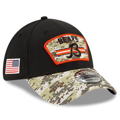 Men's Cincinnati Bengals New Era Black/Camo 2021 Salute To Service 39THIRTY  Flex Hat