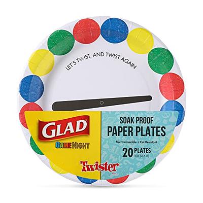 JOLLY CHEF 140 Count Paper Plates 10 inch Soak Proof, Cut Proof