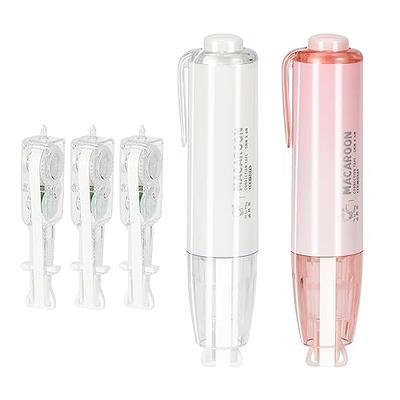 Temiary Refillable Retractable Whiteout Tapes for Instant Correction, Cute White  Out Pens with 3 Replacement Tape Applicator for Writing Corrections  Supplies - Yahoo Shopping