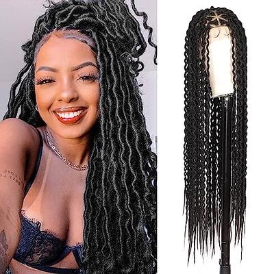 Goddess braid wig, Goddess braided wig, Box braid wig, Custom braid wig,  Knotless braided wig, Bohemian braids, Boho braids