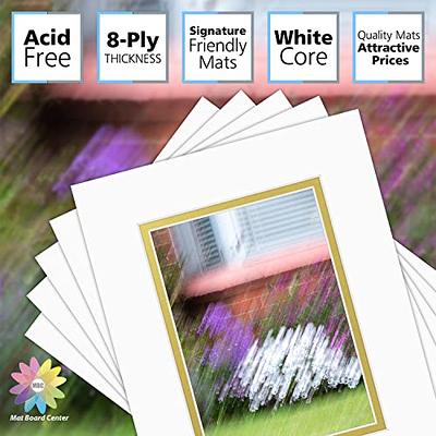  Mat Board Center, Pack of 5, 8x10 for 5x7 Photo