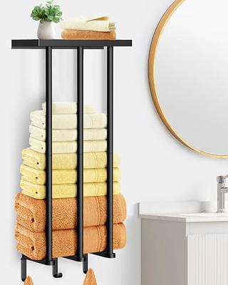 BETHOM Towel Shelf for Bathroom Wall Mounted, 3-Tier Hotel Style Towel Rack  with Towel Bars, Brushed Nickel Towel Racks for Bathroom Lavatory, 16 Inch  - Yahoo Shopping