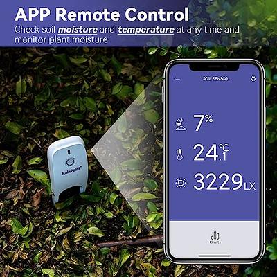 Wi-Fi Soil Moisture Meter, Plants Humidity Meter, Soil Temperature