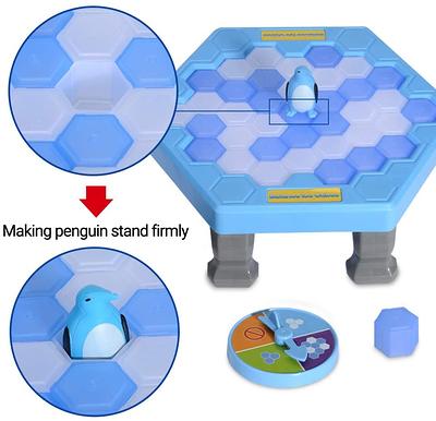 Save Penguin Break Ice Frozen Game for Kids, Meroqeel Protect The Iceberg  Penguins Trap on Ice Icebreaker Board Games Toy for Adults Family Childrens