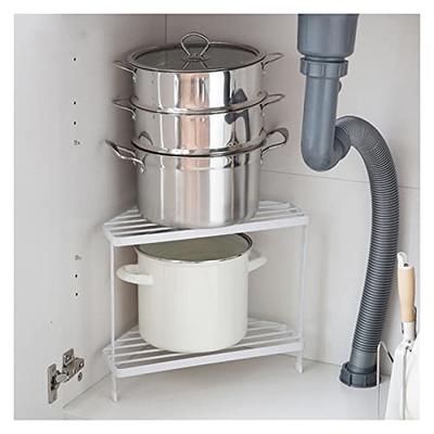 1pc Double-layer Large Capacity Countertop Storage Rack Modern