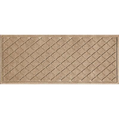 Lavex 4' x 6' Gray Washable Nylon Rubber-Backed Indoor Entrance Mat