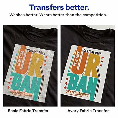 Transfer Master Printable Dark T-shirt Heat Transfer Paper, Inkjet Printer  Iron-On Transfer Paper for Dark Fabrics, 8.5x11