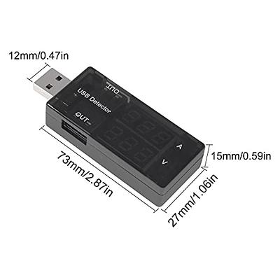 Suuwer 5V/4.8A Motorcycle USB Charger, SAE to Dual USB, with Voltmeter &  Ammeter and ON/Off Switch, Waterproof Cover