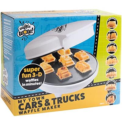 Construction Trucks Mini Waffle Maker - Make 7 Fun, Different Trucks and  Construction Automobile Vehicle Shaped Pancakes - Electric Non-Stick Pan  Cake Kid's Waffler Iron 