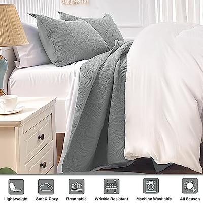 Quilts for Queen Bed Grey Bedspreads - Soft Bed Summer Quilt