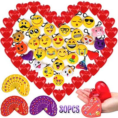 Juegoal 28 Pack Valentines Party Favors Set for kids, Hearts Filled Bendy  Pencils with Valentines Cards, Pencil Eraser for School Class Valentines